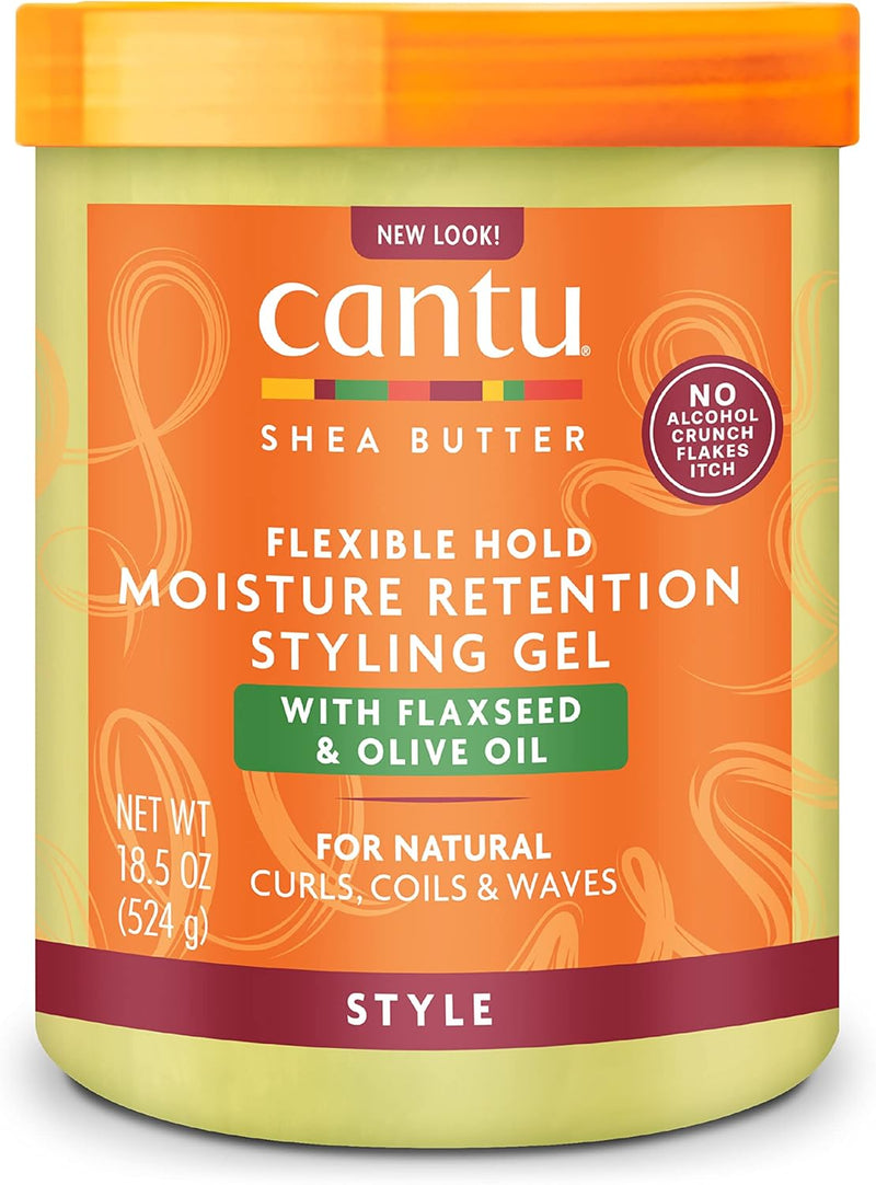 Cantu Flaxseed & Olive Oil Styling Gel- 18.25 oz