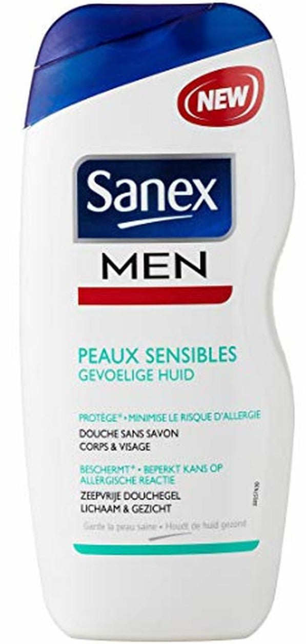 Sanex Shower Gel 500Ml Mens Sensitive