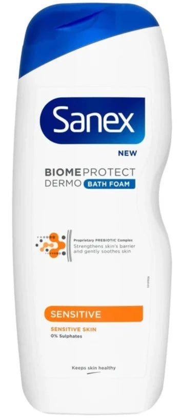 Sanex Bath Foam 570Ml Sensitive