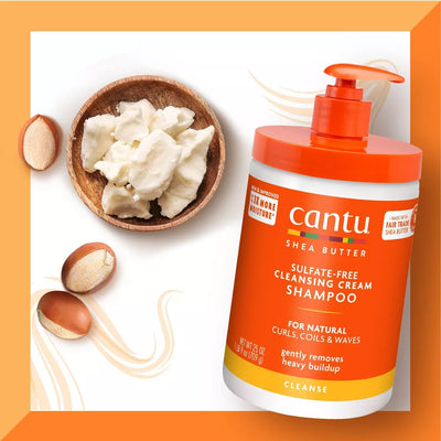 Cantu Shea Butter Natural Hair Cleansing Cream Shampoo 709g