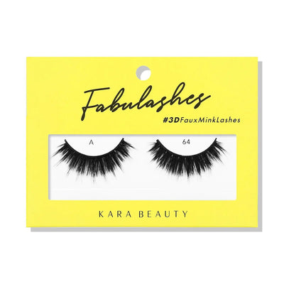 A64 FABULASHES 3D Faux Mink Lashes - MeStore - Kara Beauty