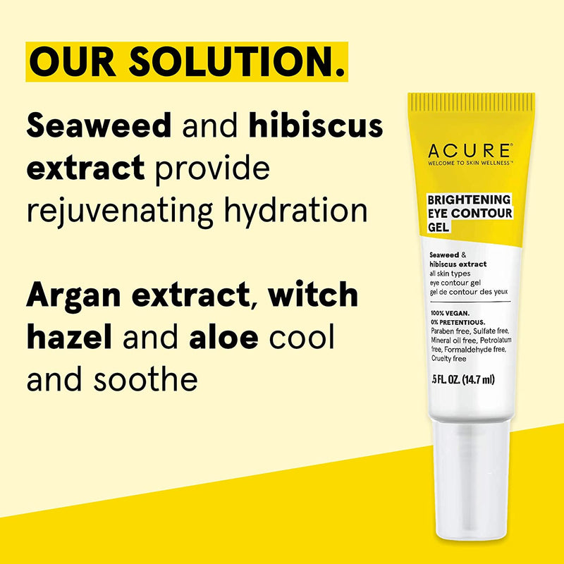 Acure Brightening Eye Contour Gel 0.5 fl. oz - MeStore - Acure