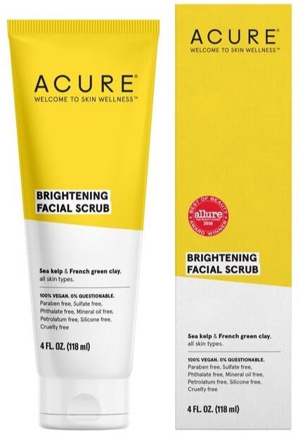 Acure Brightening Facial Scrub 118 Ml - MeStore - Acure