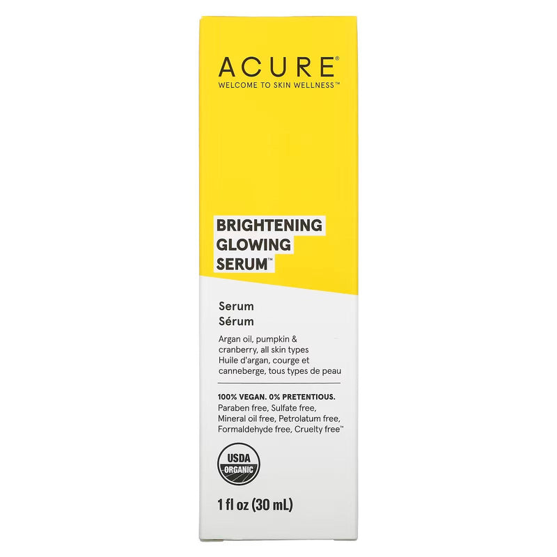 Acure Brightening Glowing Serum - 30 ml - MeStore - Acure