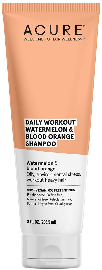 Acure Daily Workout Watermelon & Blood Orange Shampoo 8 oz - MeStore - Acure