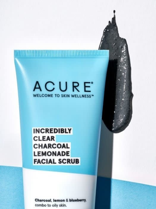 Acure Incredibly Clear Charcoal Lemonade Facial Scrub - 118 ml - MeStore - Acure