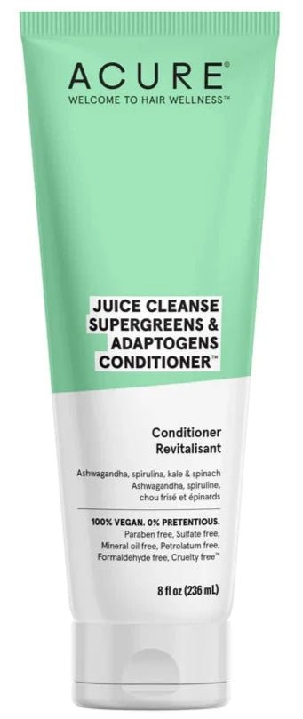 Acure Juice Cleanse Supergreens & Adaptogens Conditioner - 236 ml - MeStore - Acure