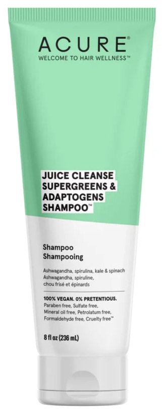 Acure Juice Cleanse Supergreens & Adaptogens Shampoo - 236 ml - MeStore - Acure