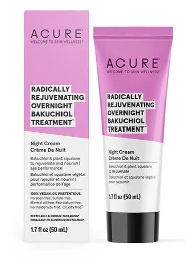 Acure Radically Rejuvenating Overnight Bakuchiol Treatment - 50 ml - MeStore - Acure