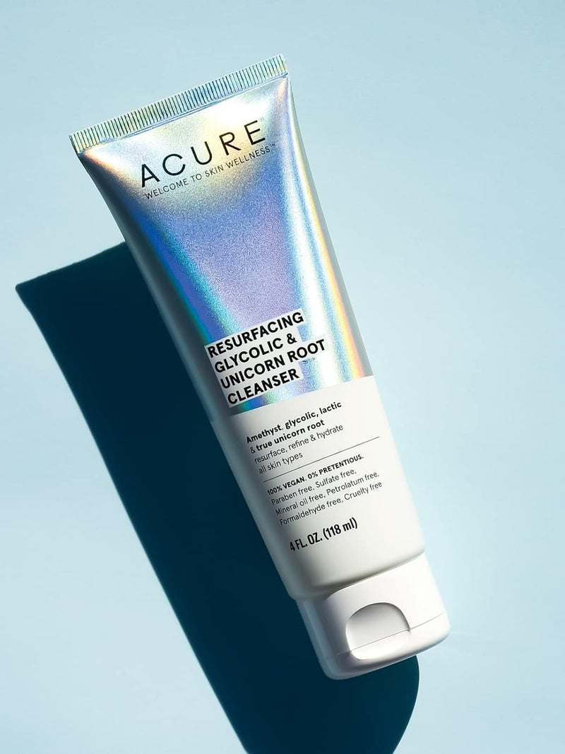 Acure Resurfacing Glycolic & Unicorn Root Cleanser - MeStore - Acure