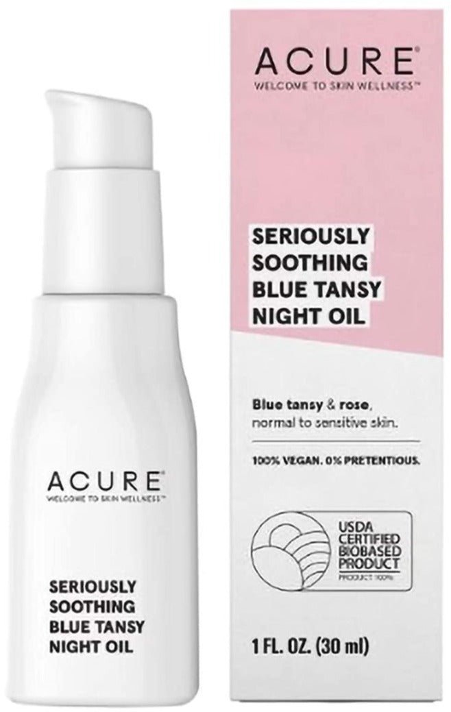 Acure Seriously Soothing Blue Tansy Night Oil - 30 ml - MeStore - Acure