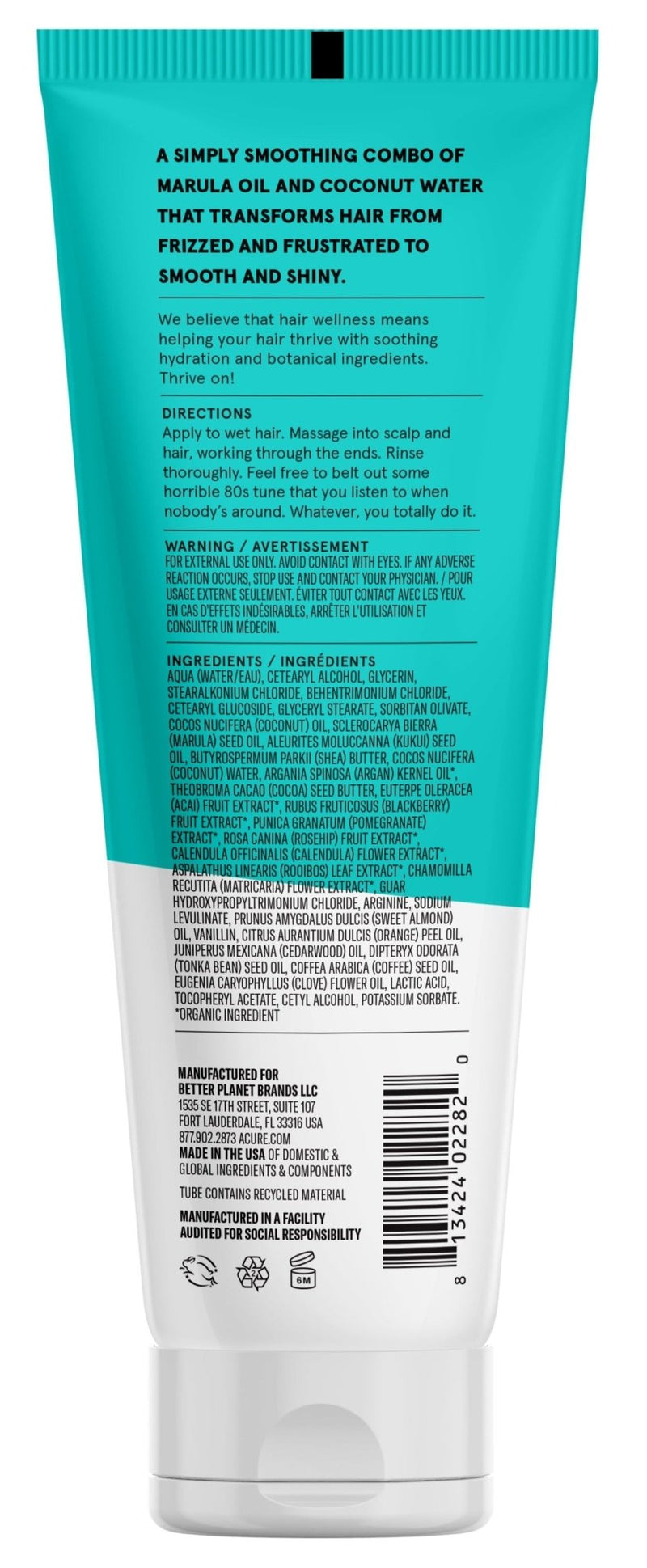 Acure Simply Smoothing Conditioner - MeStore - Acure