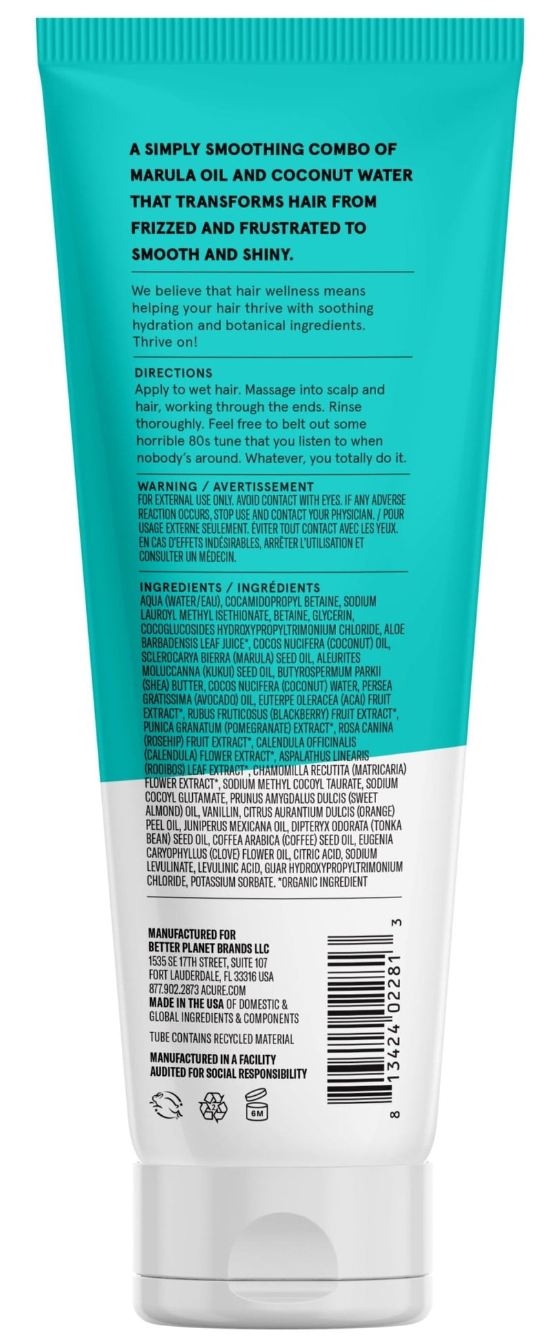 Acure Simply Smoothing Shampoo - MeStore - Acure