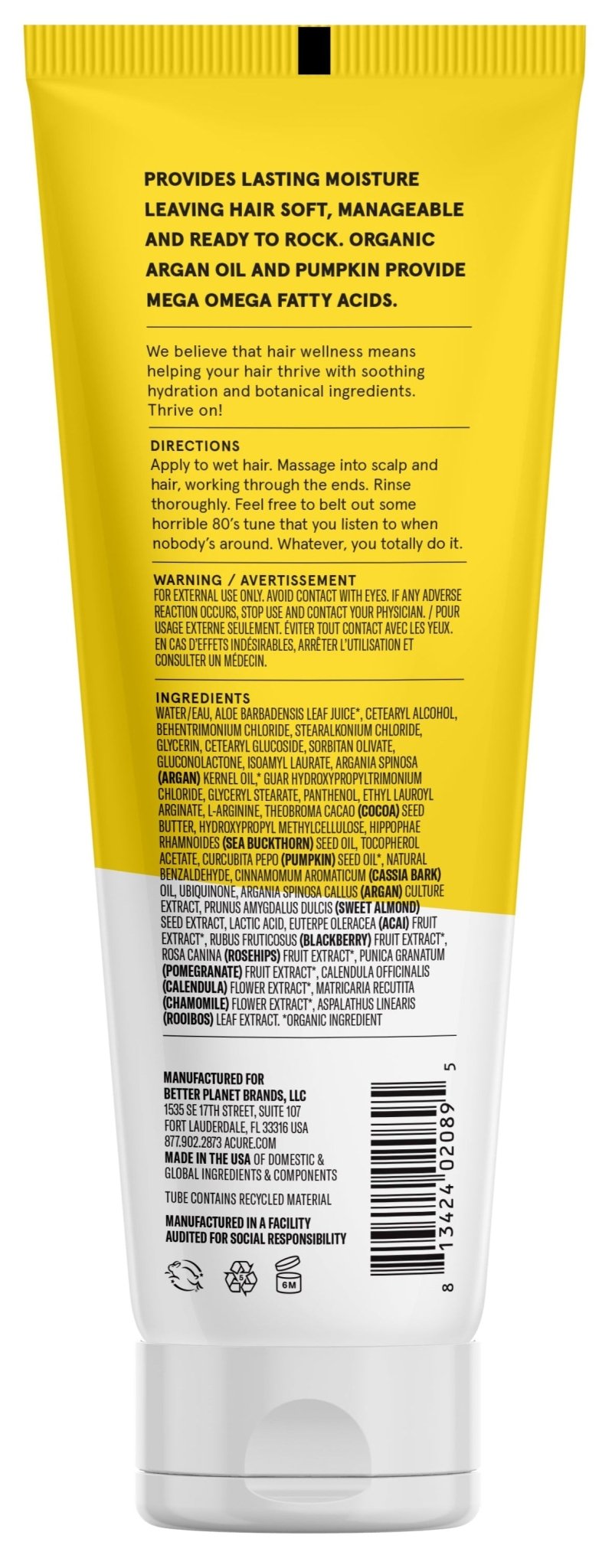 Acure Ultra Hydrating Conditioner - MeStore - Acure