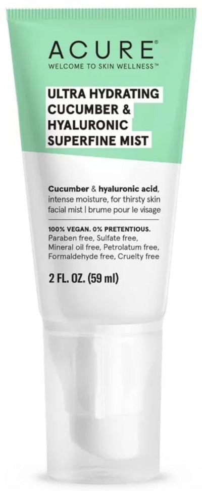 Acure Ultra Hydrating Cucumber & Hyaluronic Superfine Mist - 59 ml - MeStore - Acure