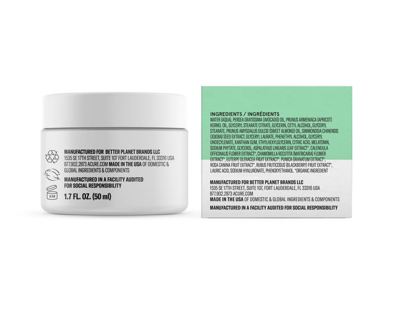 Acure Ultra Hydrating Overnight Dream Cream 50 Ml - MeStore - Acure