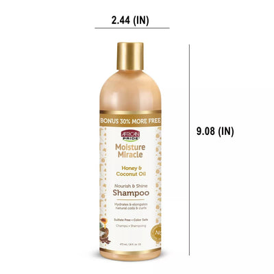 African Pride Honey & Coconut Oil Shampoo - 16 fl oz - MeStore - African pride