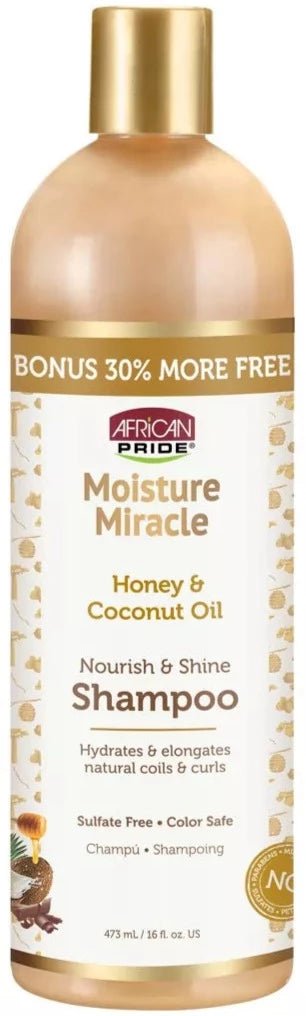 African Pride Honey & Coconut Oil Shampoo - 16 fl oz - MeStore - African pride