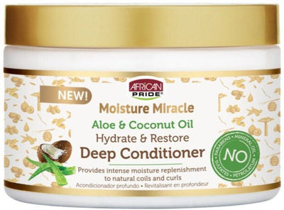 African Pride Moisture Miracle Aloe & Coconut oil deep conditioner - MeStore - African pride