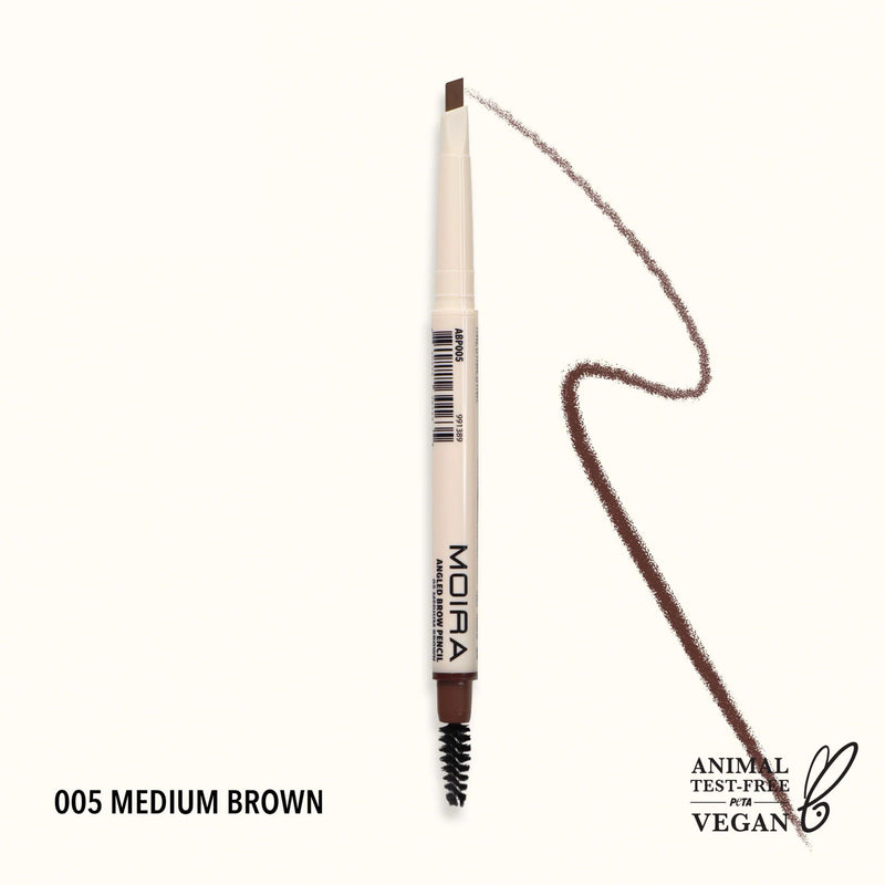 Angled Brow Pencil (005, Medium Brown) - MeStore - Moira Beauty