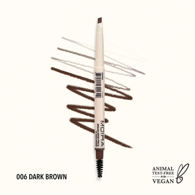 Angled Brow Pencil (006, Dark Brown) - MeStore - Moira Beauty