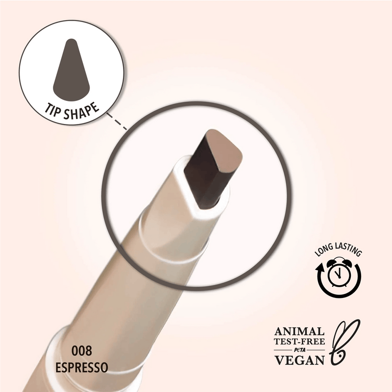 Angled Brow Pencil (008, Espresso) - MeStore - Moira Beauty