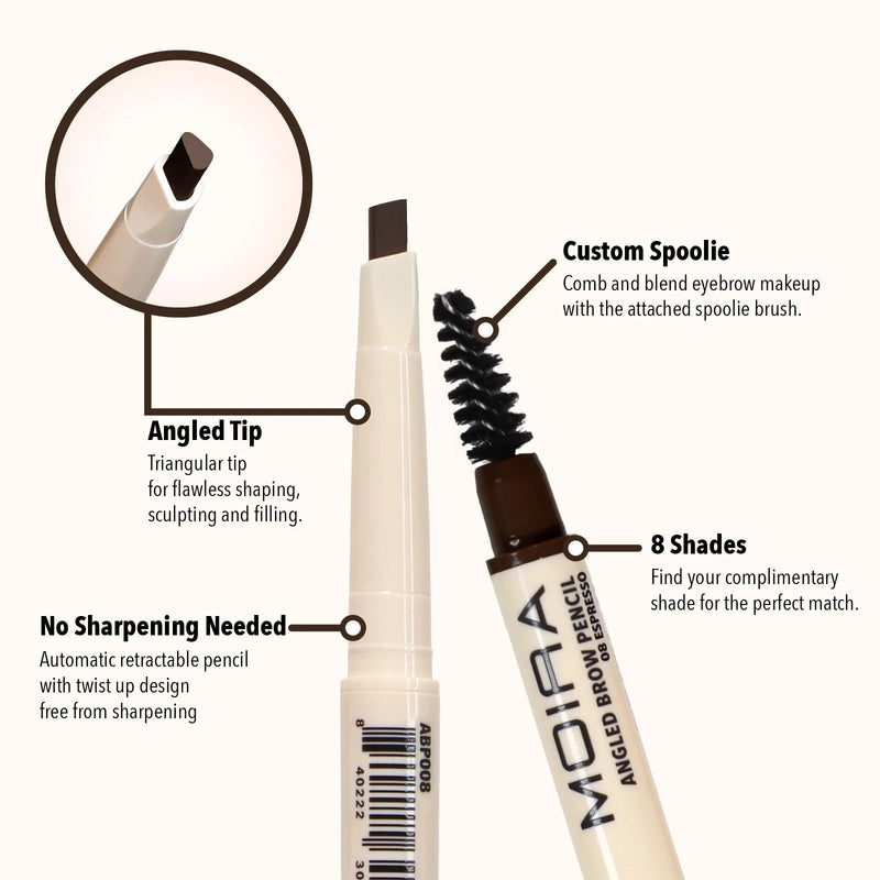 Angled Brow Pencil (008, Espresso) - MeStore - Moira Beauty