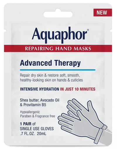 Aquaphor Advanced Therapy Repairing Hand Mask - 0.7 fl oz - MeStore - Aquaphor