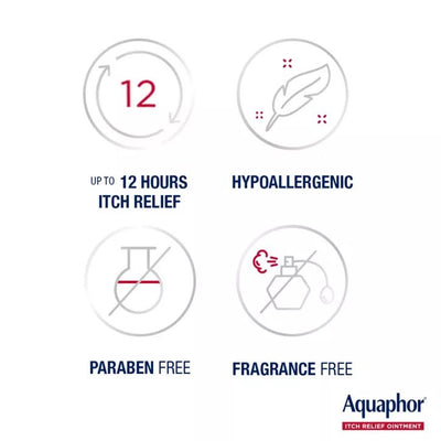 Aquaphor Itch Relief Ointment - HBL (Verticle) - 2 Oz - MeStore - Aquaphor