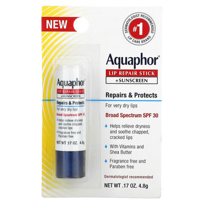 Aquaphor Lip Repair & Protect SPF 30 Stick Blister Card 0.17 Oz - MeStore - Aquaphor