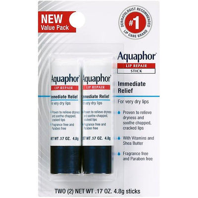 Aquaphor Lip Repair Stick - Dual Blister - 0.34 oz - MeStore - Aquaphor