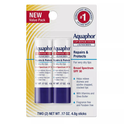 Aquaphor Lip Repair Stick - dual Blister - .34 Oz - MeStore - Aquaphor