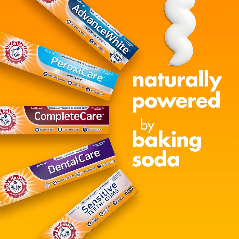 Arm & Hammer Advance White Baking Soda Toothpaste, Winter Mint 6 oz - MeStore - Arm and Hammer