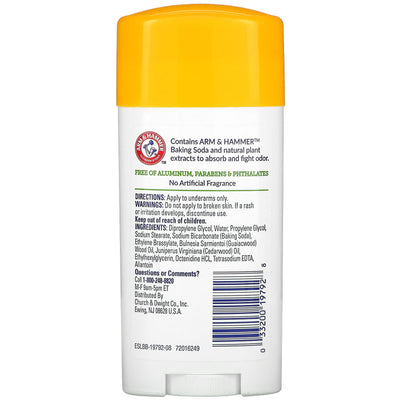 Arm & Hammer Deodorant Natural Unscented 2.5oz - MeStore - Arm and Hammer