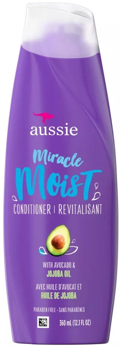 Aussie Miracle Moist Conditioner 12.1 Ounce With Avocado & Jojoba Oil (360ml) - MeStore - Aussie