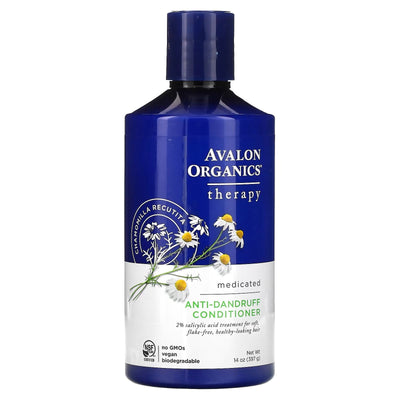 Avalon Organics, Anti - Dandruff Conditioner, Chamomilla Recutita, 14 oz - MeStore - Avalon Organics