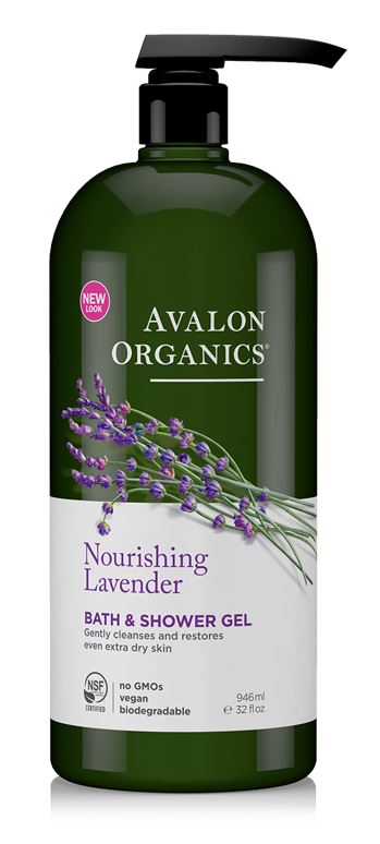 Avalon Organics, Bath & Shower Gel, Nourishing Lavender, 32 fl oz - MeStore - MeStore