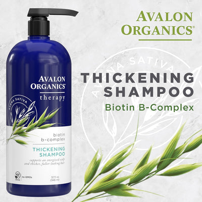 Avalon Organics Biotin B - Complex Thickening Shampoo, 32 oz - MeStore - Avalon Organics