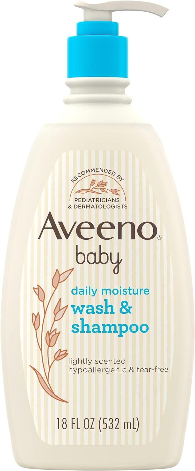 Aveeno Baby Daily Moisture Gentle Body Wash & Shampoo 236ml - MeStore - Aveeno