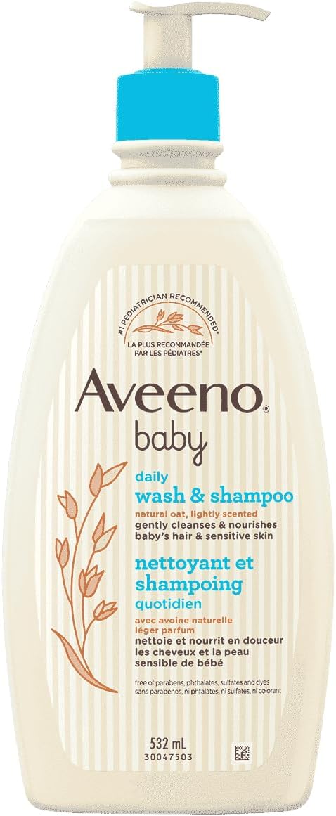 Aveeno Baby Daily Moisture Gentle Body Wash & Shampoo 236ml - MeStore - Aveeno