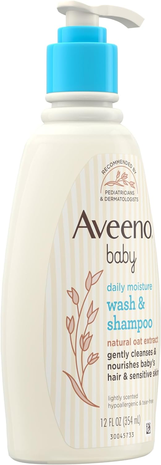 Aveeno Baby Daily Moisture Gentle Body Wash & Shampoo 354ml - MeStore - Aveeno