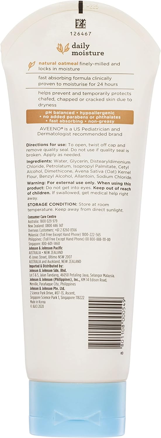 Aveeno Baby Daily Moisture Lotion 227g - MeStore - Aveeno