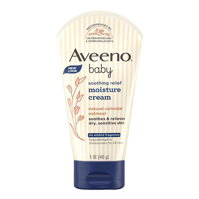 Aveeno Baby Soothing Relief Moisture Cream 140g - MeStore - Aveeno