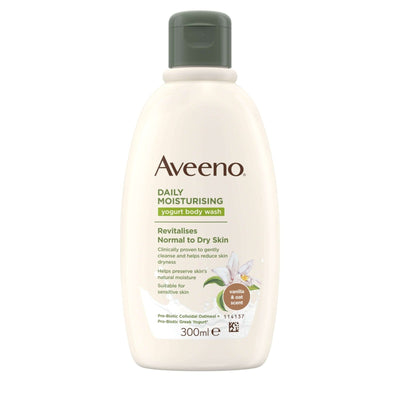 Aveeno Body Wash Vanilla & Oats 300ml - MeStore - Aveeno