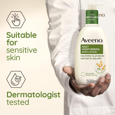 Aveeno Daily Moisturising Body Lotion - 500ml - MeStore - Aveeno