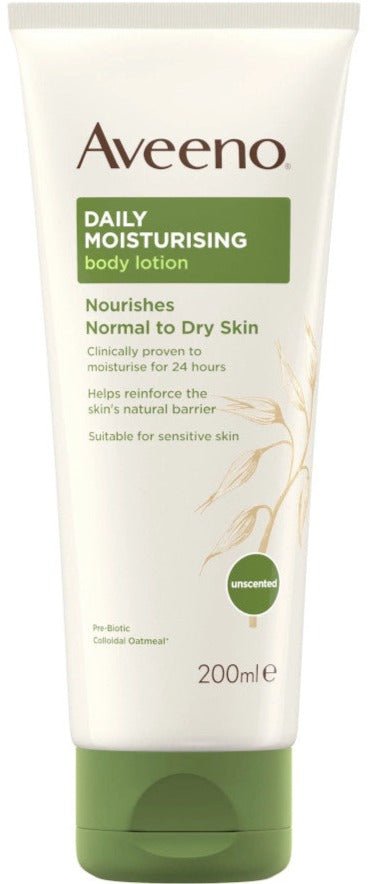 Aveeno Daily Moisturising Body Lotion Oatmeal 200ml - MeStore - Aveeno