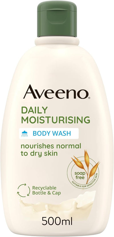 Aveeno Daily Moisturising Body Wash, 500ml - MeStore - Aveeno