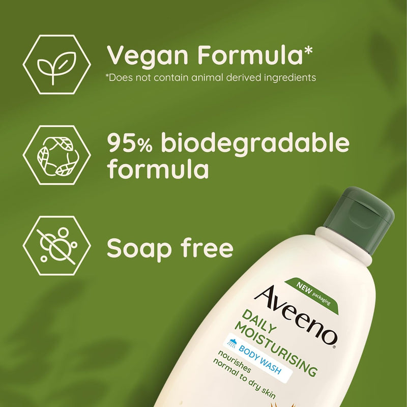 Aveeno Daily Moisturising Body Wash, 500ml - MeStore - Aveeno