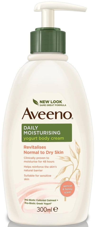 Aveeno Daily Moisturising Yogurt body cream 300ml - MeStore - Aveeno