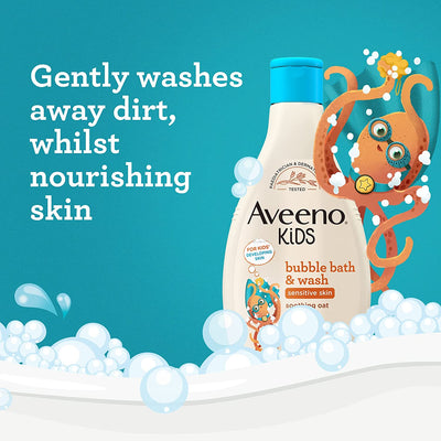 Aveeno Kids Bubble Bath & Wash 250ml - MeStore - Aveeno